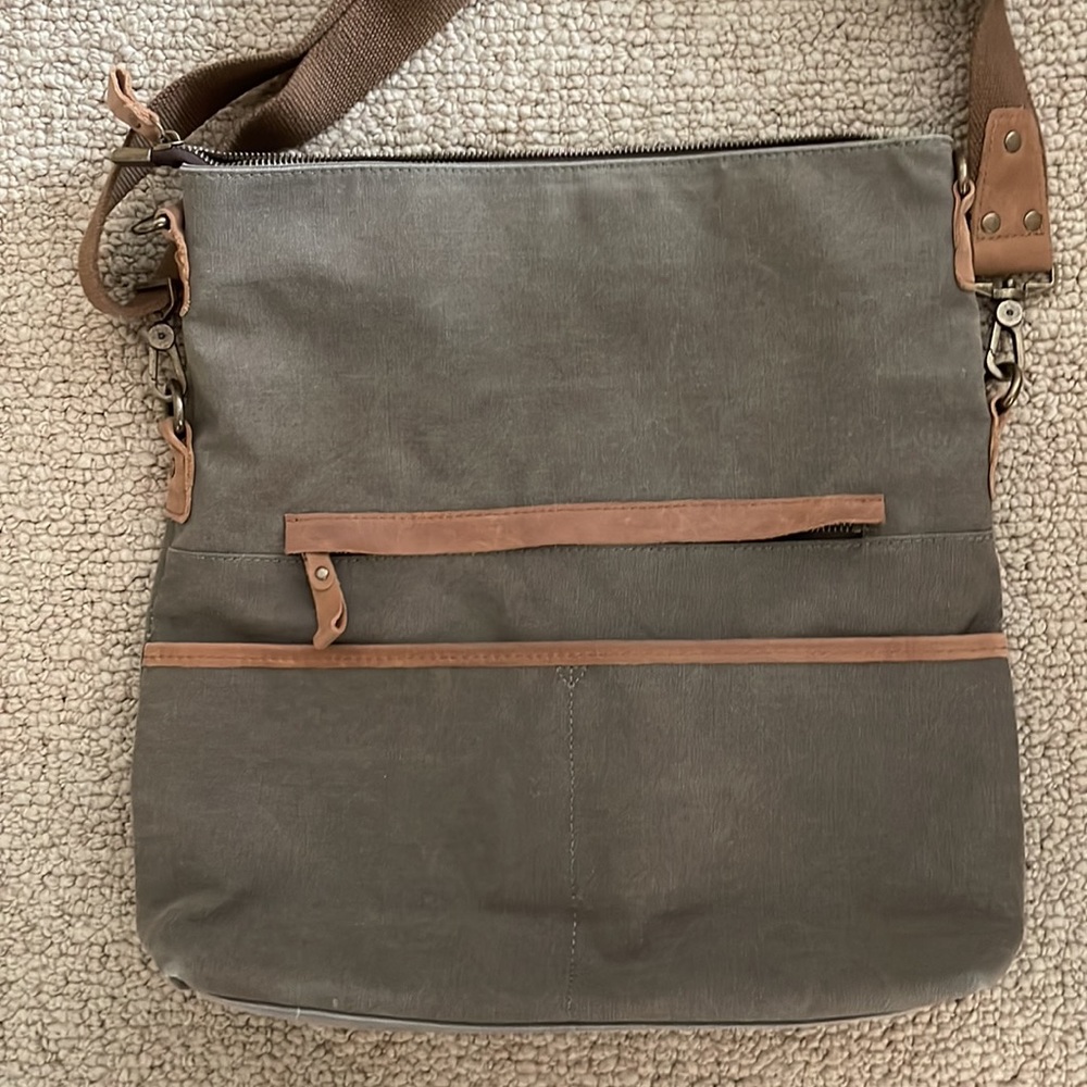 Ecosusi | Canvas Crossbody Bag | os - Picture 6 of 6